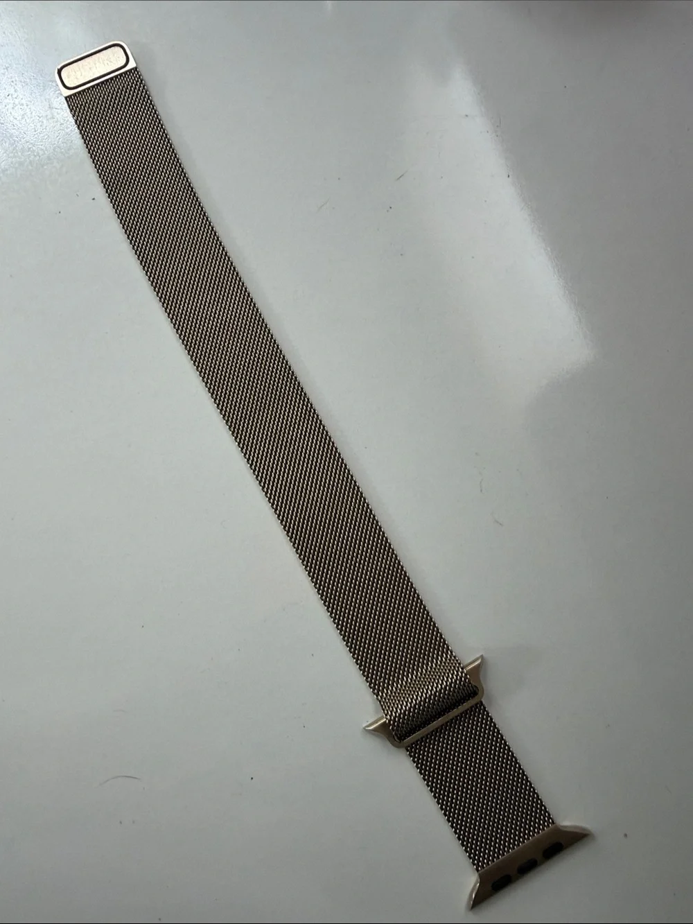 Apple 45mm Gold Stainless Steel Milanese Loop Smartwatch Band